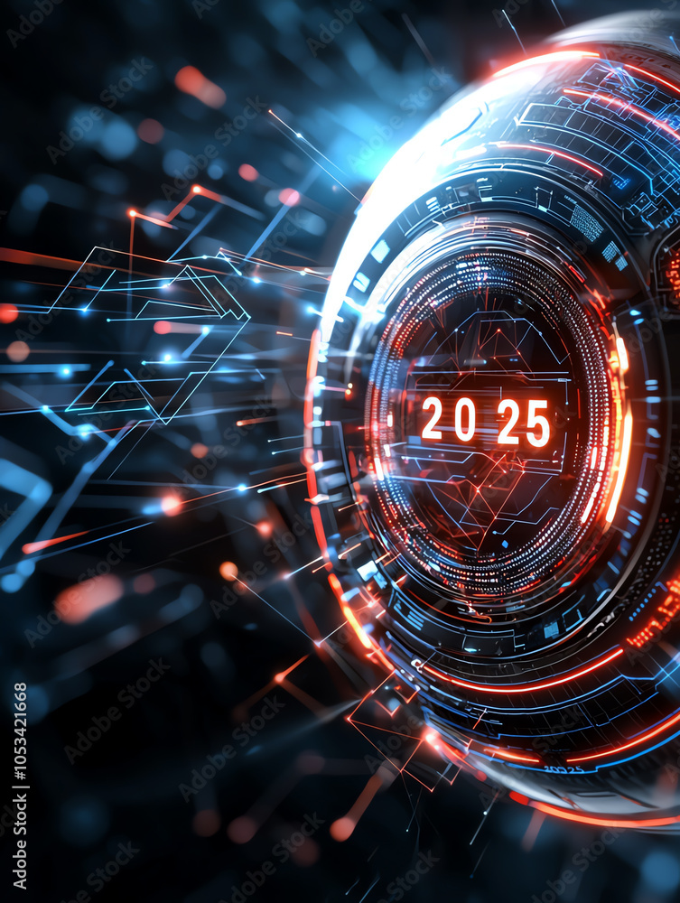 Poster exploring the future innovative data visualization techniques for analyzing revenue trends in 2025