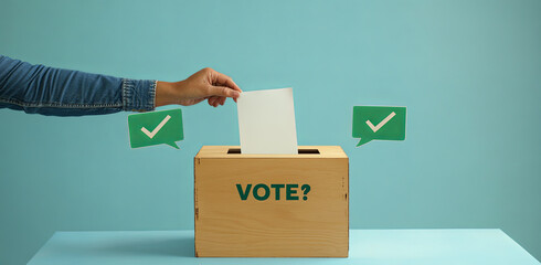 Voting Concept Illustration