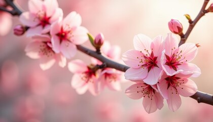 Naklejka premium Blooming beauty in soft focus