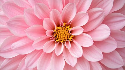 Fototapeta premium Delicate Pink Dahlia Flower Close-Up Image