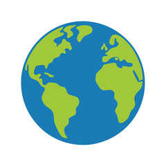 Naklejka premium A stylized representation of the Earth vector