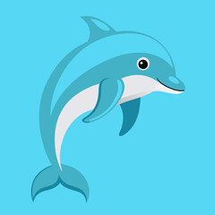 Fototapeta premium dolphin jumping out of water