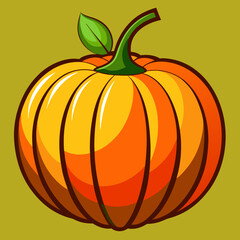 illustration of a pumpkin