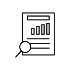 Case study icon vector set collection for web
