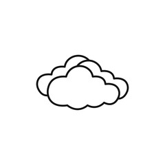 Cloudy Day icon vector set collection for web