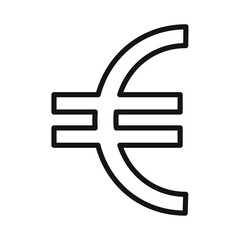 Euro icon vector set collection for web