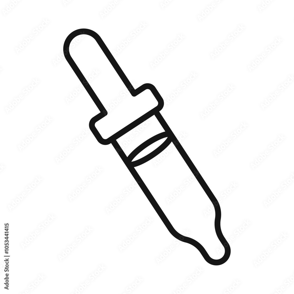Poster eye dropper icon vector set collection for web
