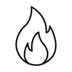 Fire icon vector set collection for web