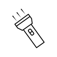 Flashlight icon vector set collection for web