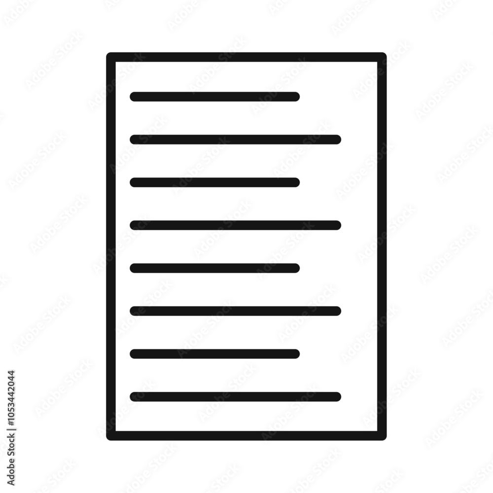 Poster form icon vector set collection for web