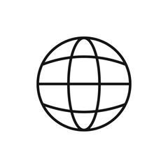 Globe icon vector set collection for web