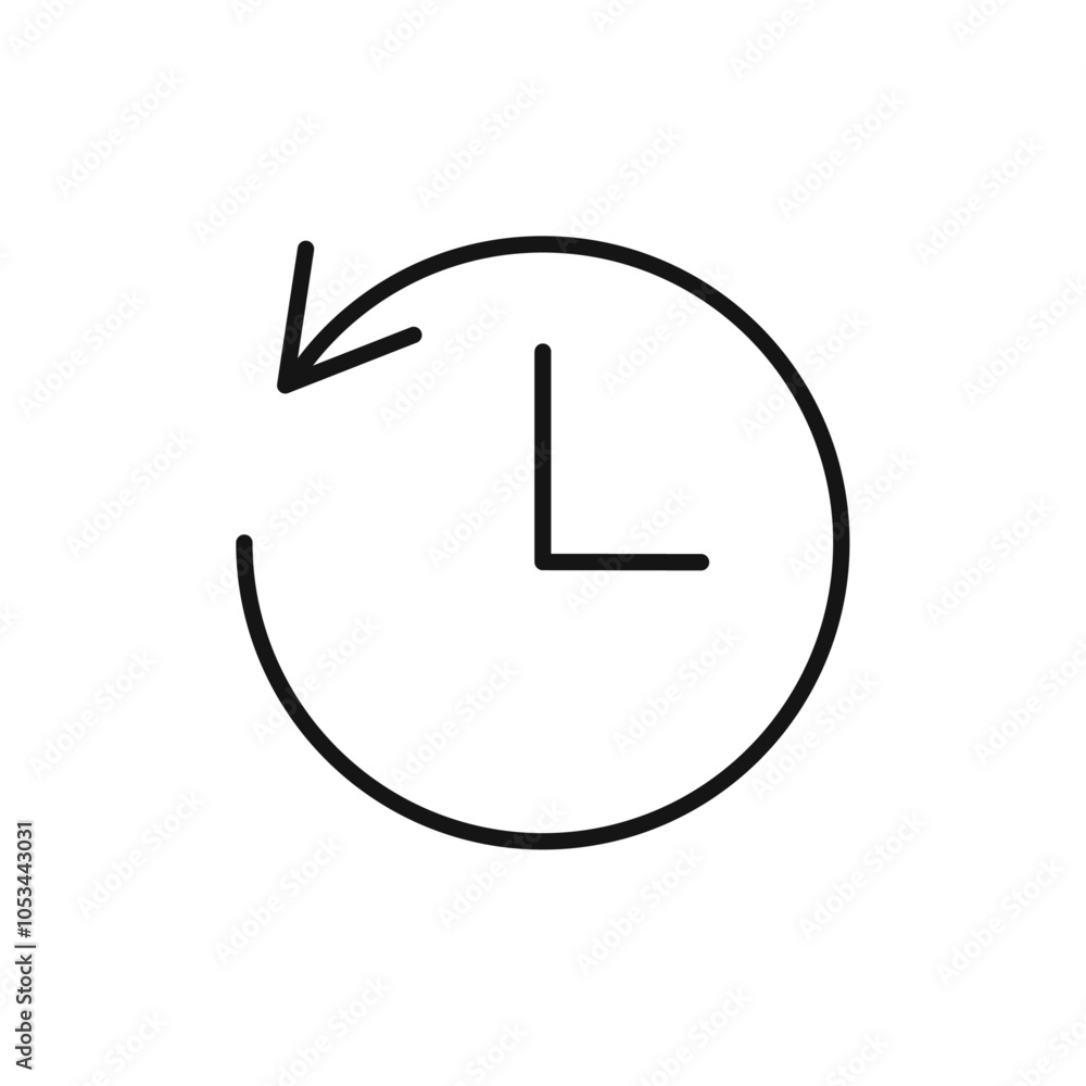 Poster history icon vector set collection for web