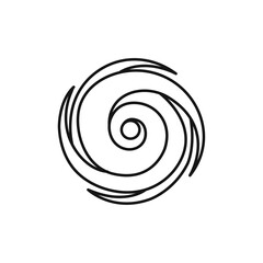 Hurricane icon vector set collection for web