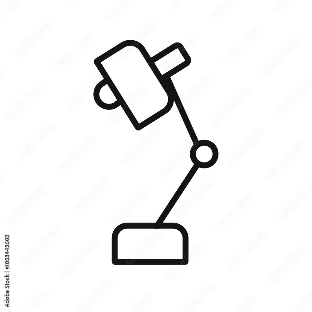 Poster lamp icon vector set collection for web