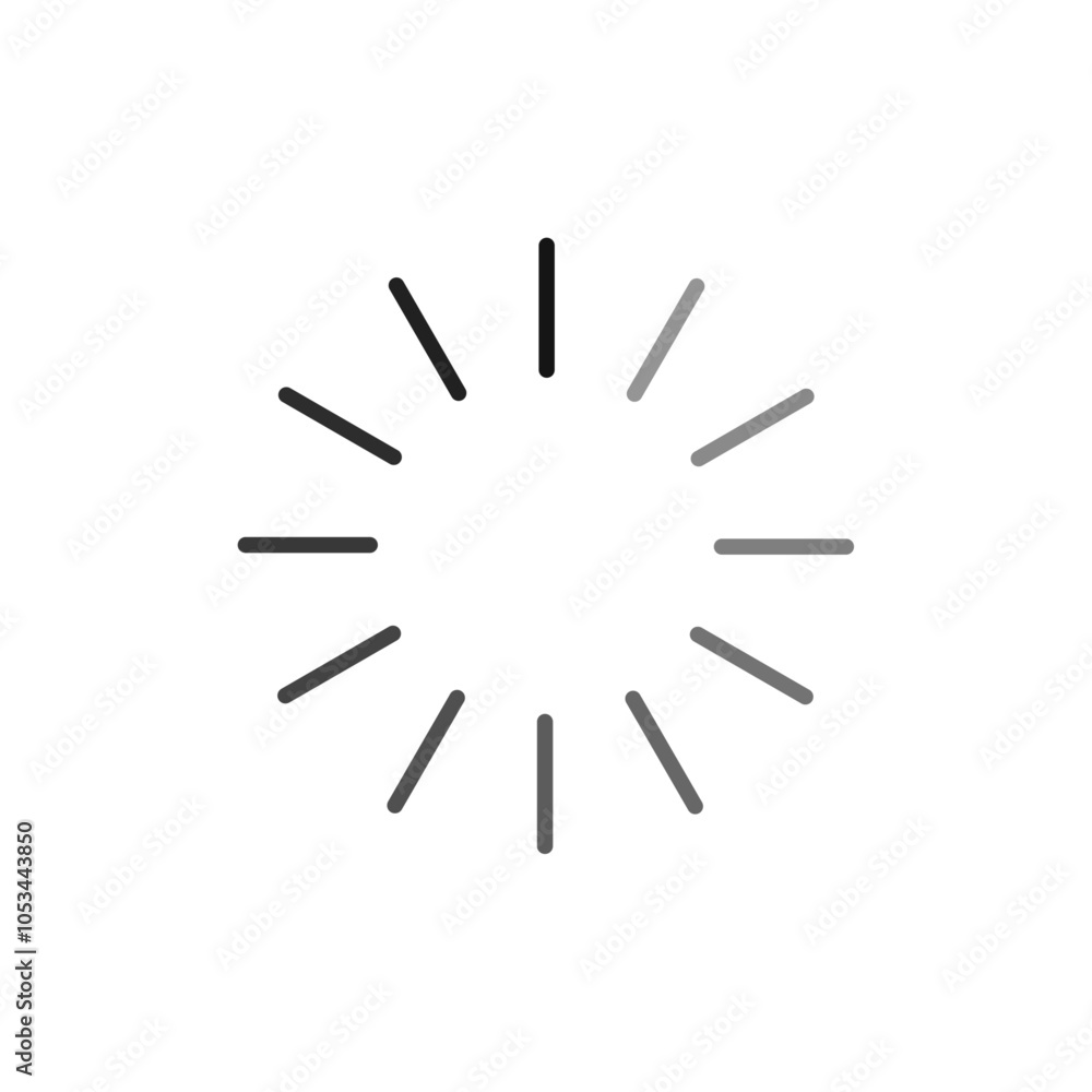 Poster Loading icon vector set collection for web