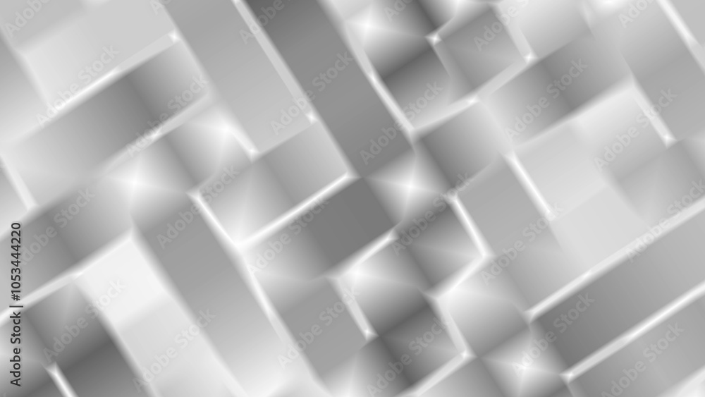 Aufkleber abstract white square smooth background