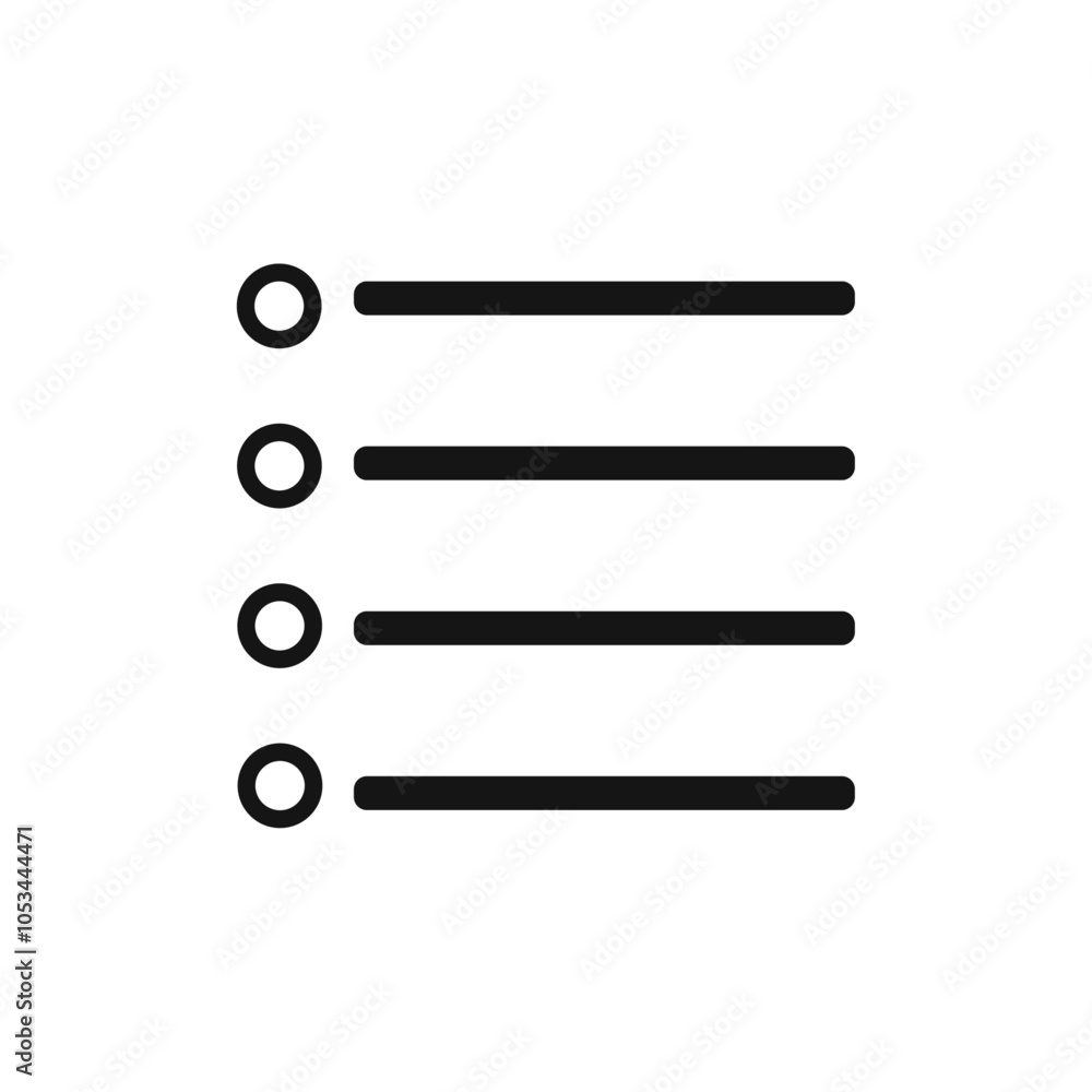 Poster menu icon vector set collection for web