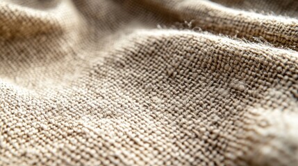 a textured fabric surface with a soft, natural tone,