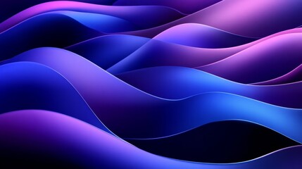 Captivating blend of blue and purple in a wave motif. 