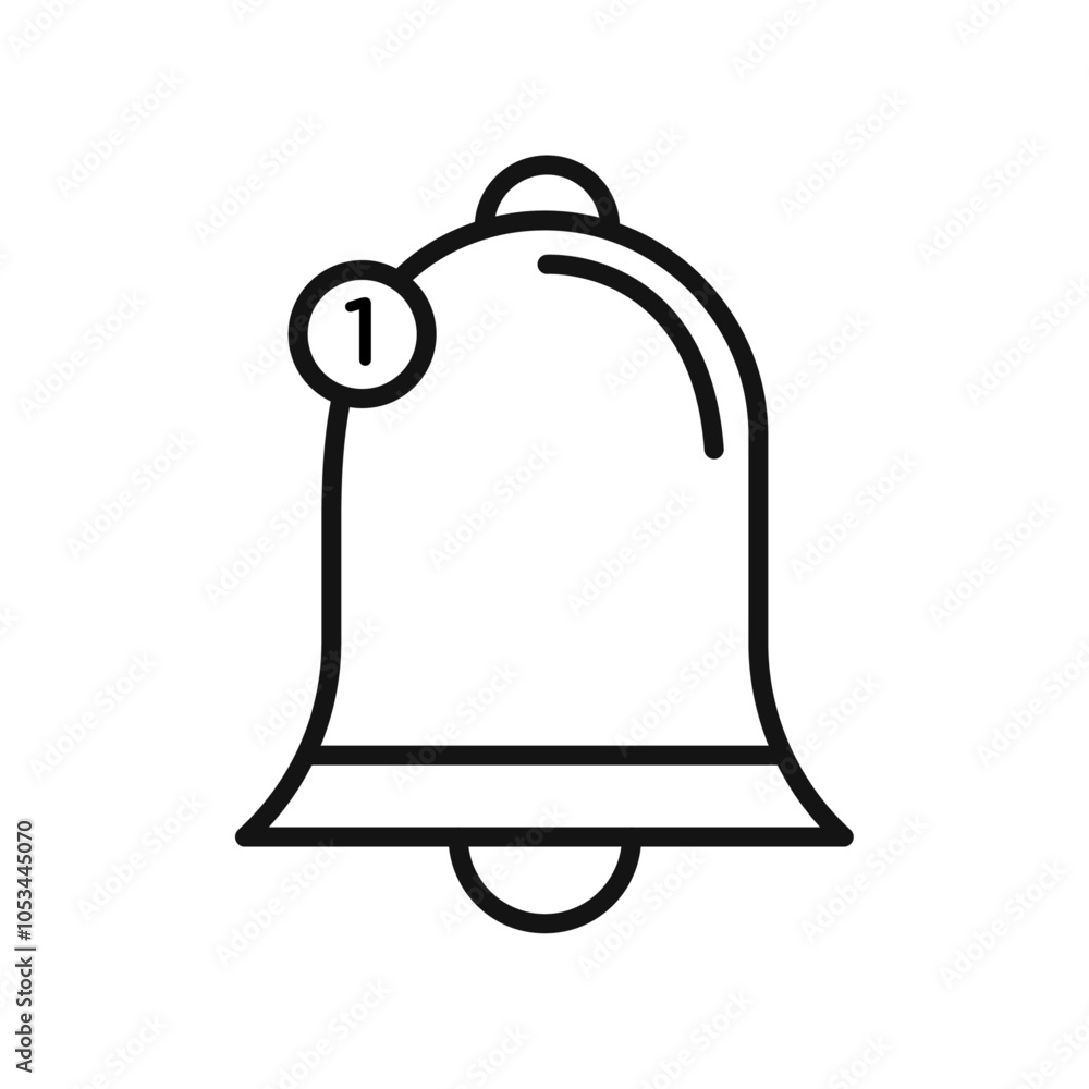 Poster notification icon vector set collection for web