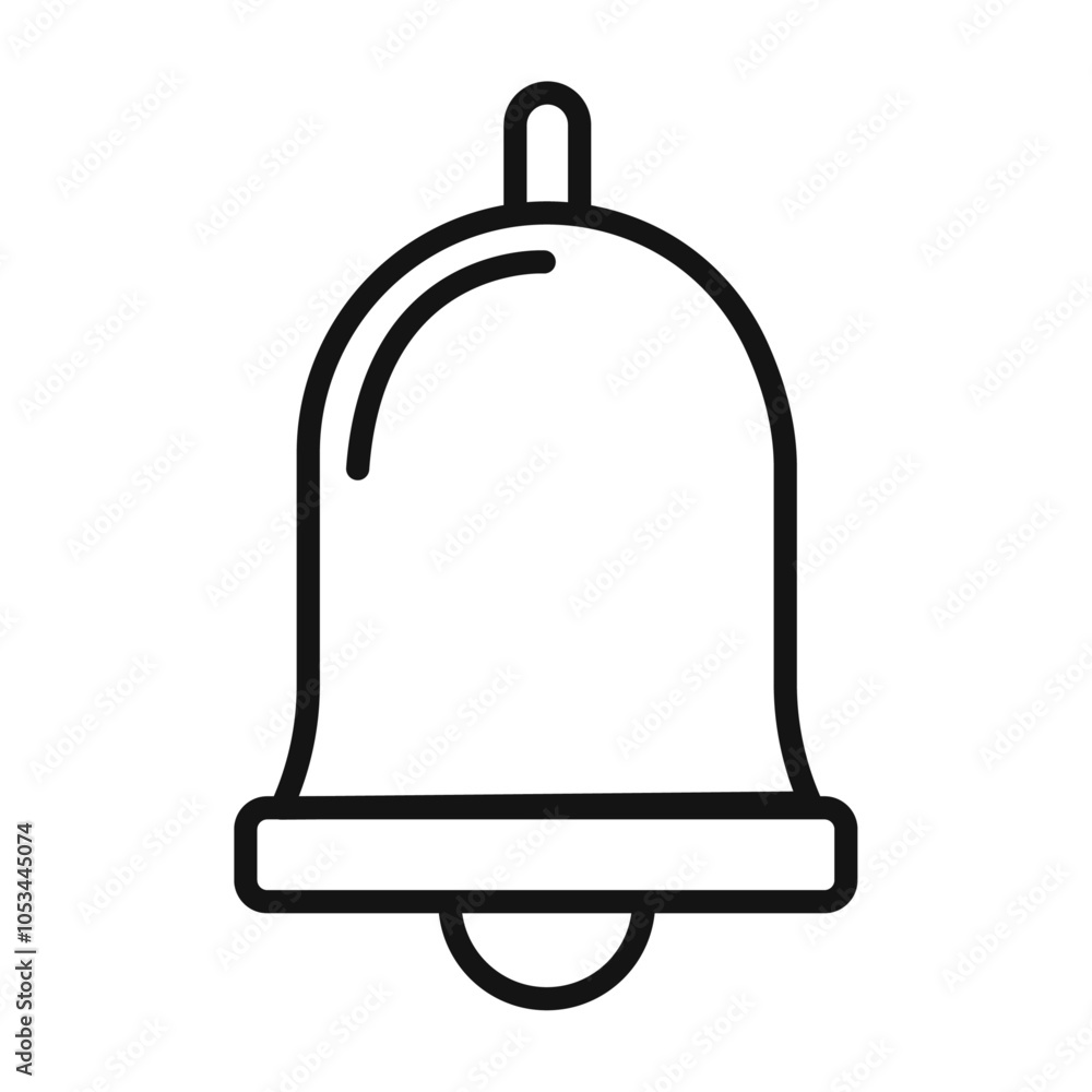 Poster notification bell icon vector set collection for web