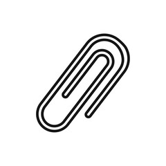 Obraz premium Paperclip icon vector set collection for web