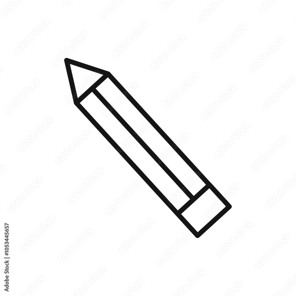 Poster Pencil icon vector set collection for web