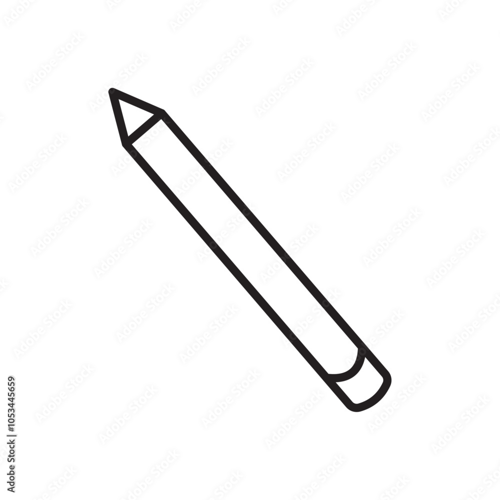 Poster Pencil icon vector set collection for web