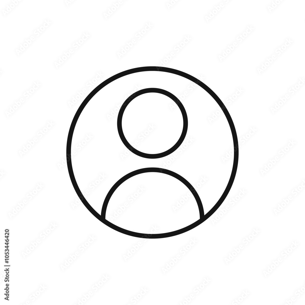 Poster profile icon vector set collection for web