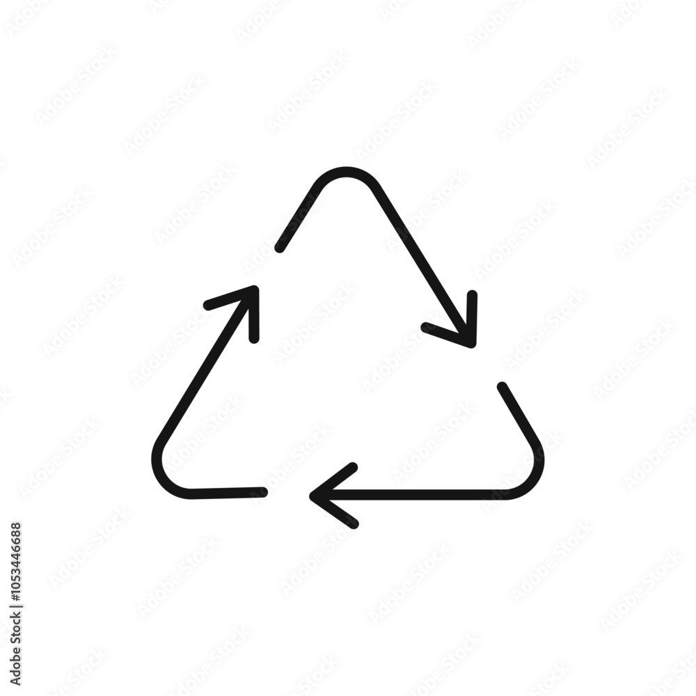 Aufkleber recycle icon vector set collection for web