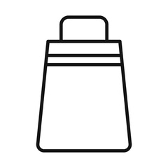 Shopping bag icon vector set collection for web