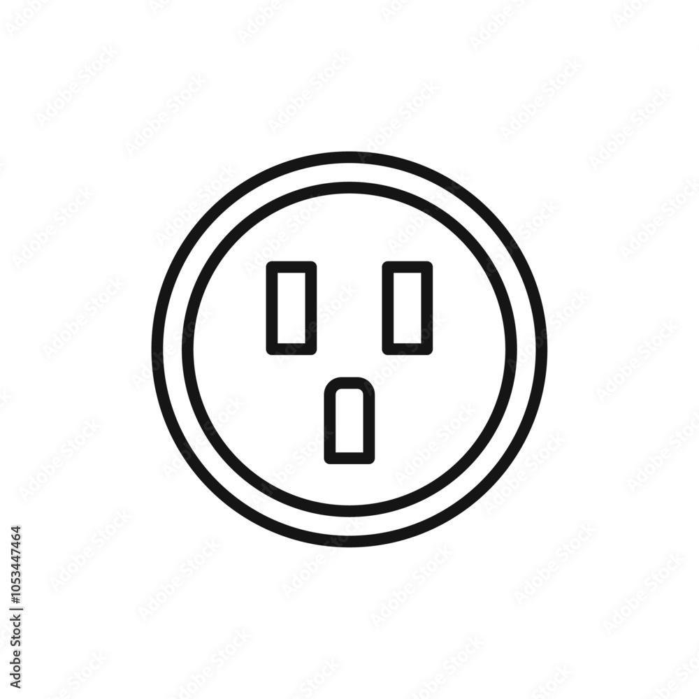 Poster socket icon vector set collection for web