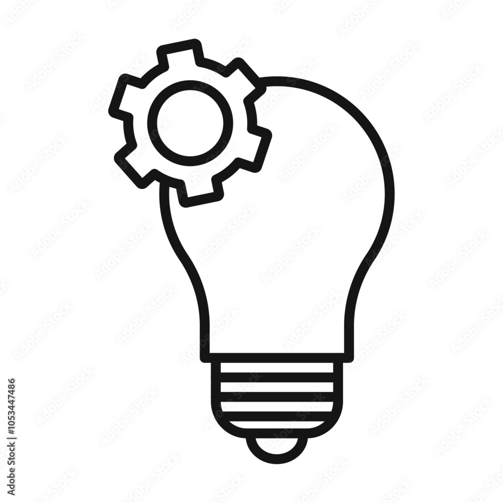 Poster solution icon vector set collection for web