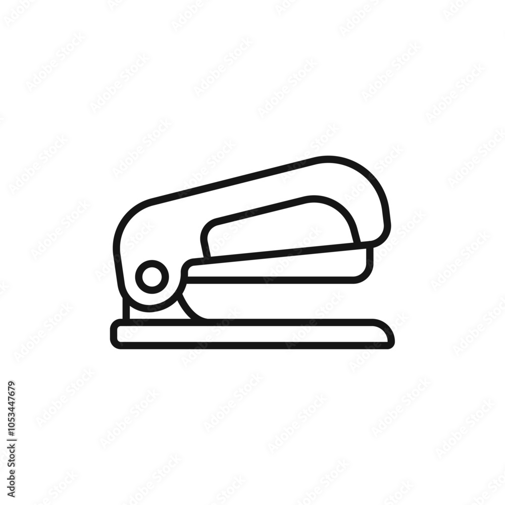 Poster stapler icon vector set collection for web