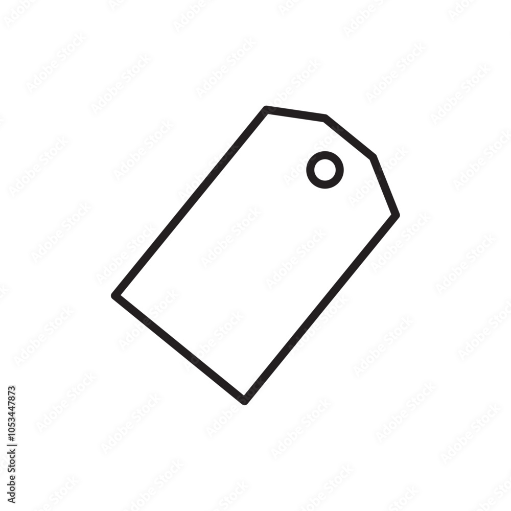 Poster tag icon vector set collection for web
