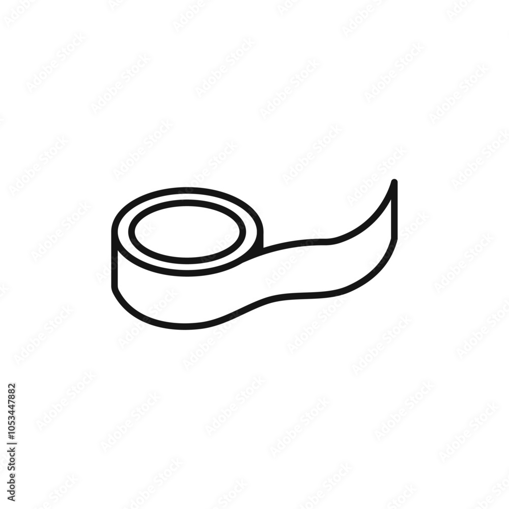 Poster tape icon vector set collection for web
