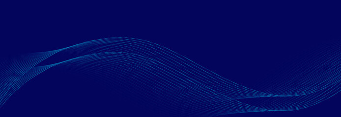 abstract blue wave background