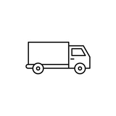 Fototapeta premium Truck icon vector set collection for web