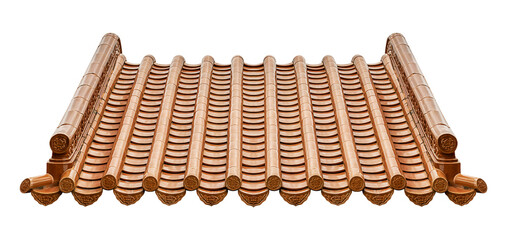 Brown chinese style roof © Ratchapon