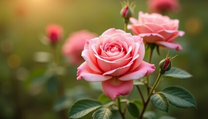 Fototapeta premium Blooming beauty in natures embrace