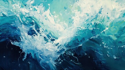 Fototapeta premium Ocean splash