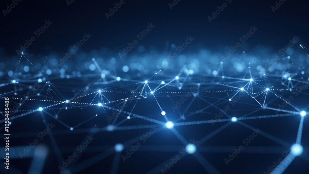 Aufkleber abstract technology background with ai concepts