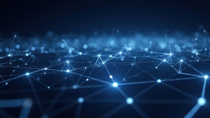 Obraz premium Abstract Technology Background with AI Concepts