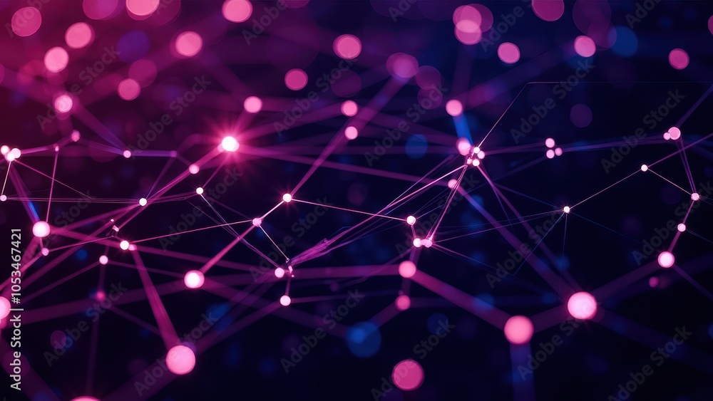 Poster abstract technology background with ai concepts