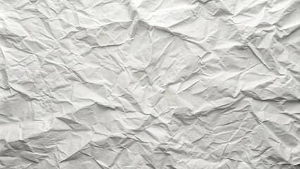 White paper texture background with creased details in extreme close-up