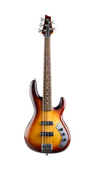 Obraz premium Close-up of an electric guitar isolated on a transparent background.