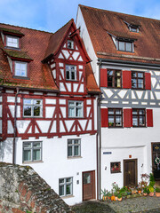 Alte Fachwerkhäuser im Fischerviertel, Ulm, Baden-Württemberg, Deutschland