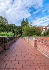 Historische Ulmer Stadtmauer, Ulm, Baden-Württemberg, Deutschland