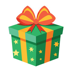  Christmas-gift-box- vector- illustration