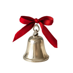 Christmas bell isolated on white background